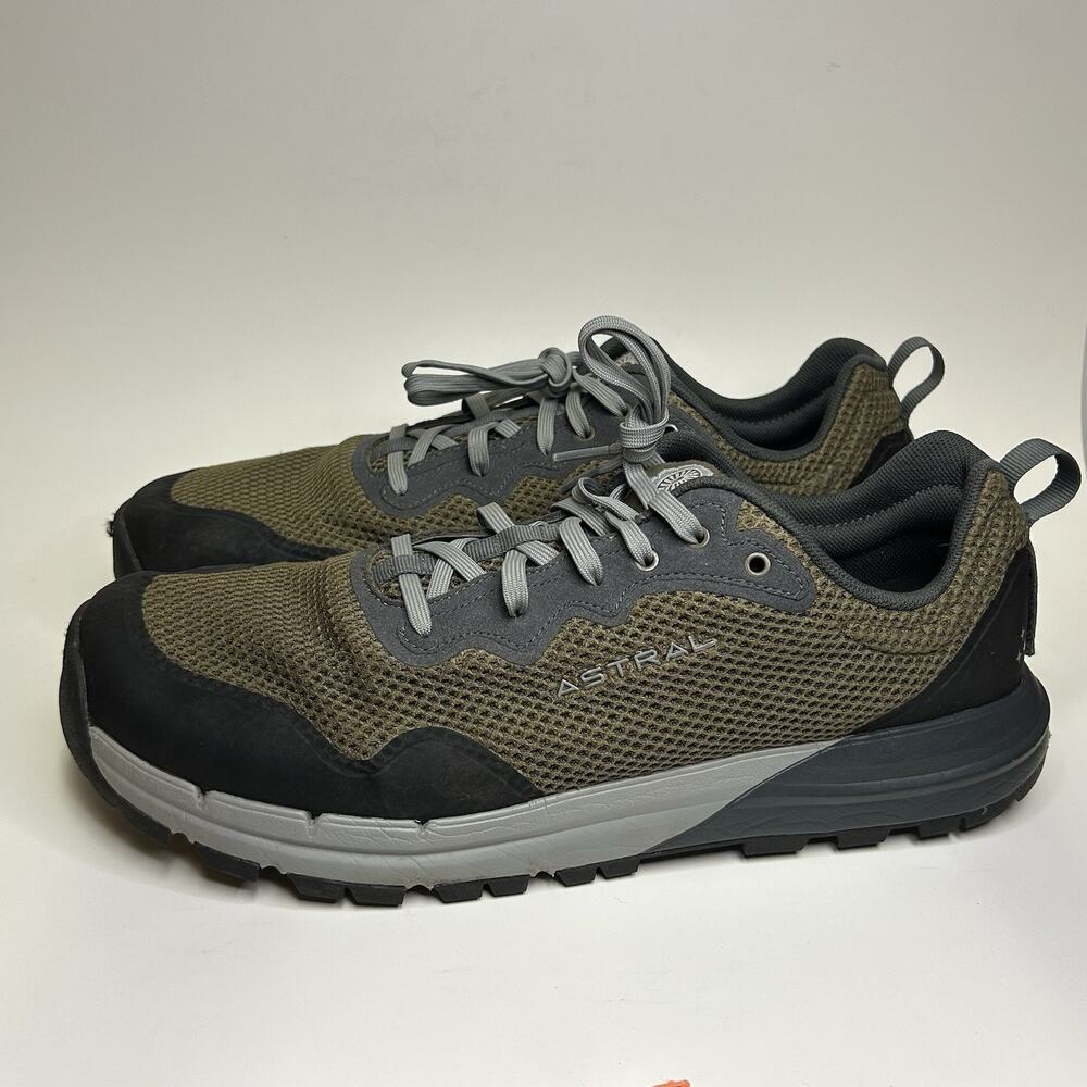 Astral TR1 Mesh 2.0 Hiking Shoes Mens 13 Dirty Olive Green Colorway